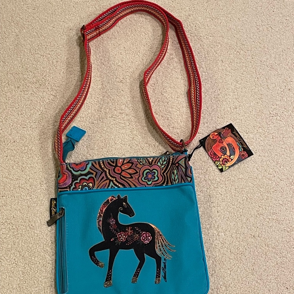 Sun N Sand Laurel Burch Fiesta Mare Crossbody Bag NWT